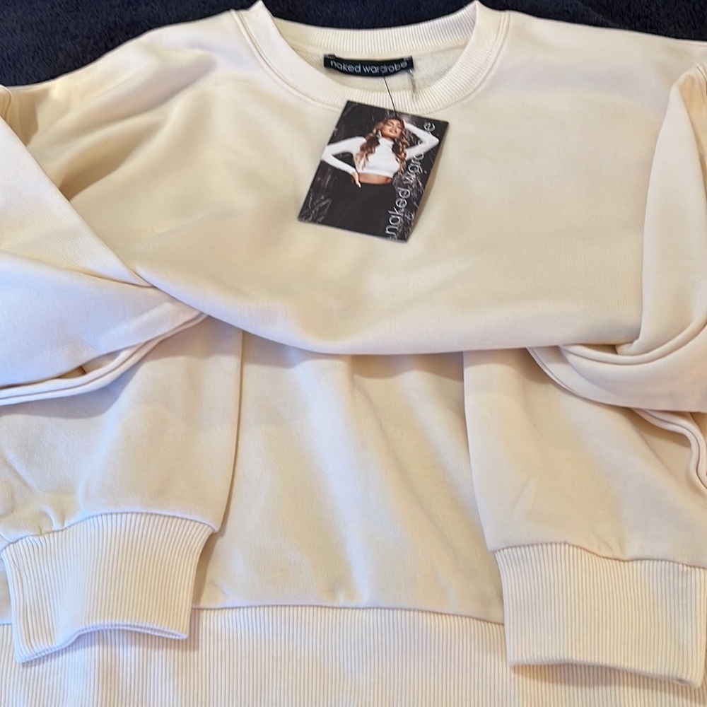 NWT-NAKED WARDROBE SWEATSHIRT - Picture 7 of 8